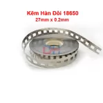 Kẽm hàn cell pin / Kẽm đôi 18650 / Kẽm đôi 21700 (có mạ Niken)
